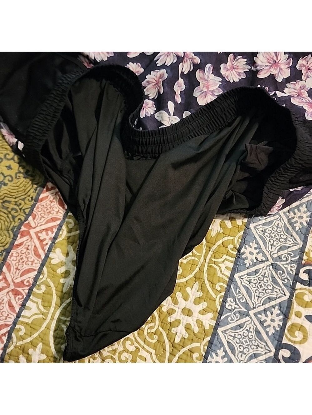 2 Pair Workout Shorts Plus Size FREE TEE - Picture 11 of 13